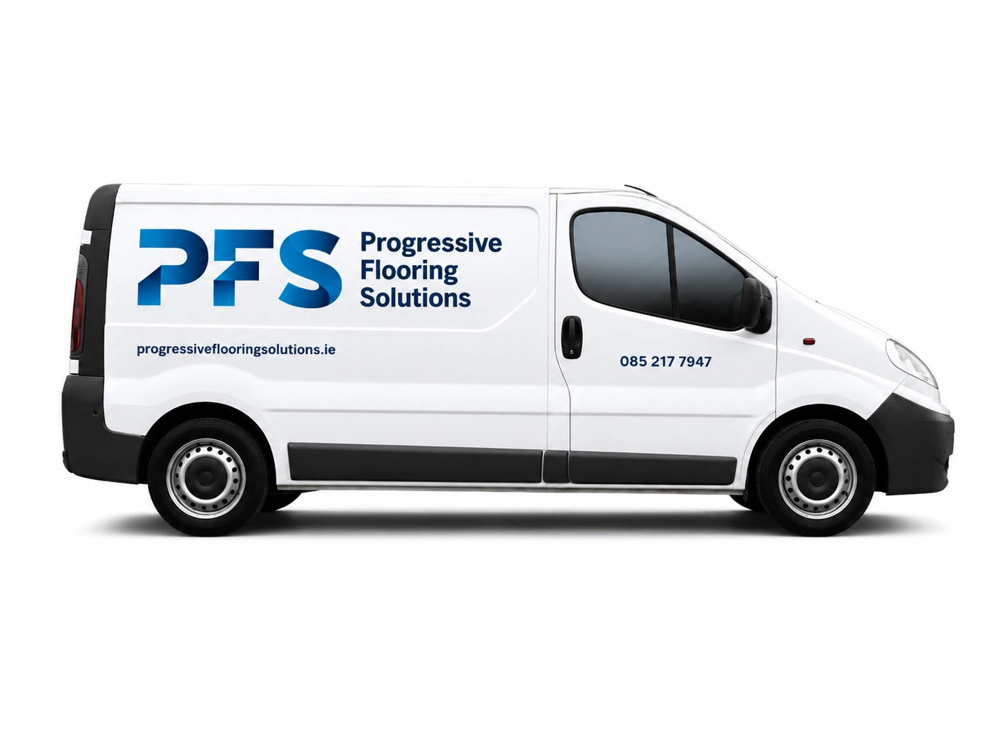 Progressive Flooring Solutions branded van