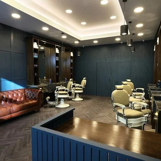 Completed flooring at The Grafton Barber
